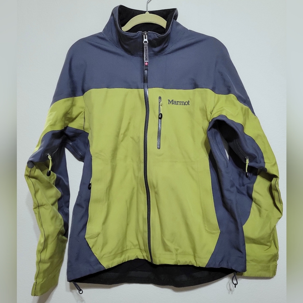 Marmot Men's Hiking Jacket Elastic Waist with Draw Cord Underarm Zippers Large